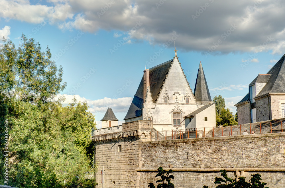 Nantes historical center, HDR Image