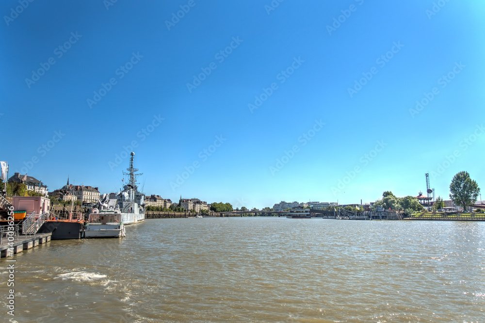 Nantes historical center, HDR Image