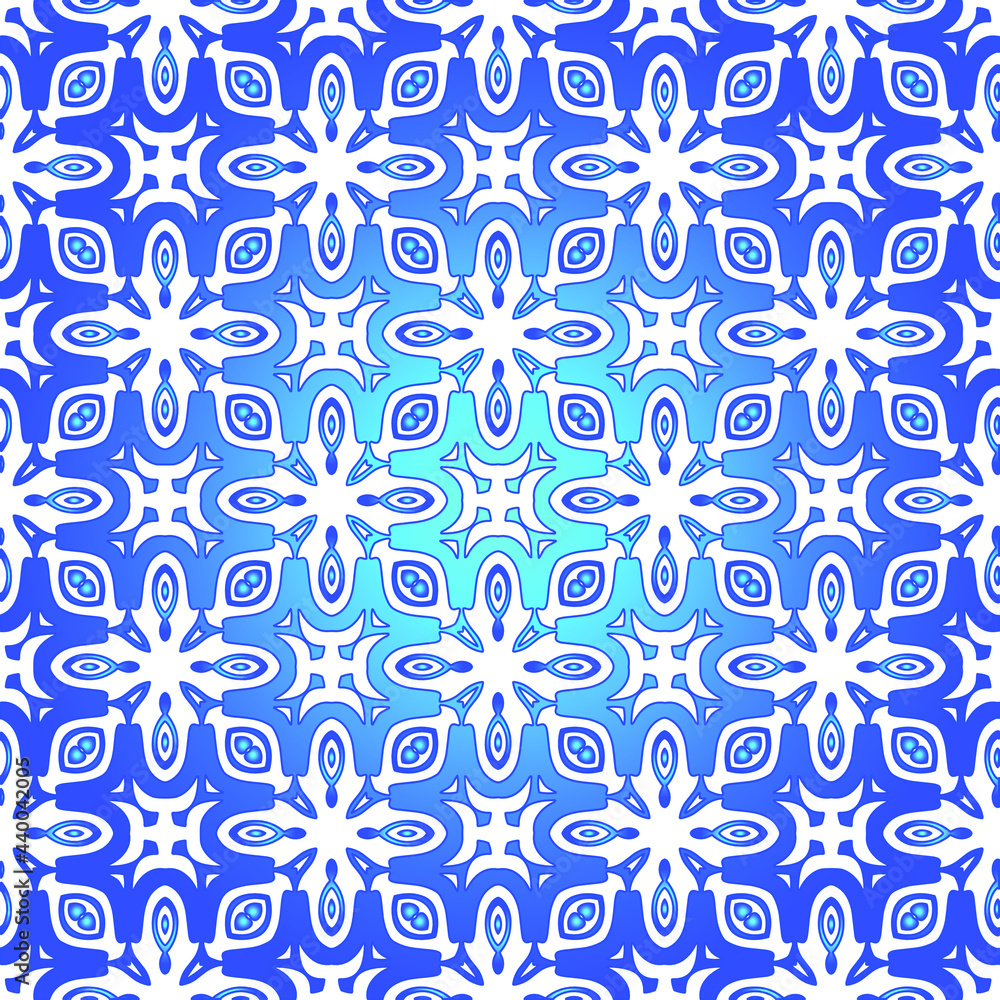 Geometric vector pattern with azure and blue gradient. simple ornament for wallpapers and backgrounds. Geometric vector pattern with azure and blue gradient. simple ornament for wallpapers and backgrounds.