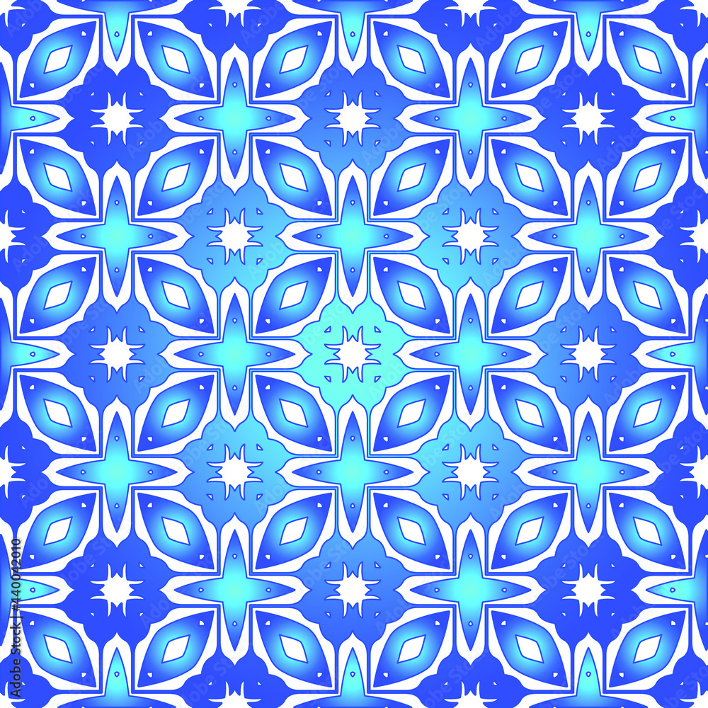 Geometric vector pattern with azure and blue gradient. simple ornament for wallpapers and backgrounds. Geometric vector pattern with azure and blue gradient. simple ornament for wallpapers and backgrounds.