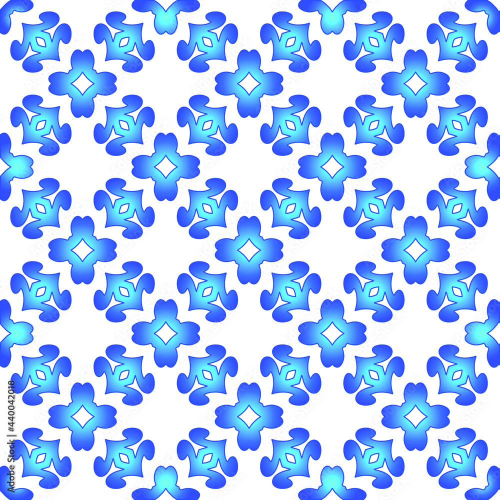 Geometric vector pattern with azure and blue gradient. simple ornament for wallpapers and backgrounds. Geometric vector pattern with azure and blue gradient. simple ornament for wallpapers and backgrounds.