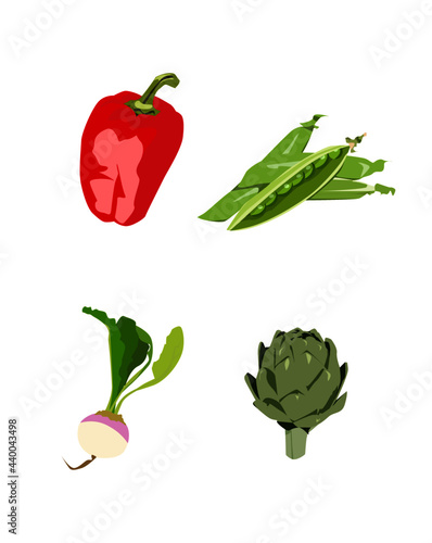 set of vegetables © clementine