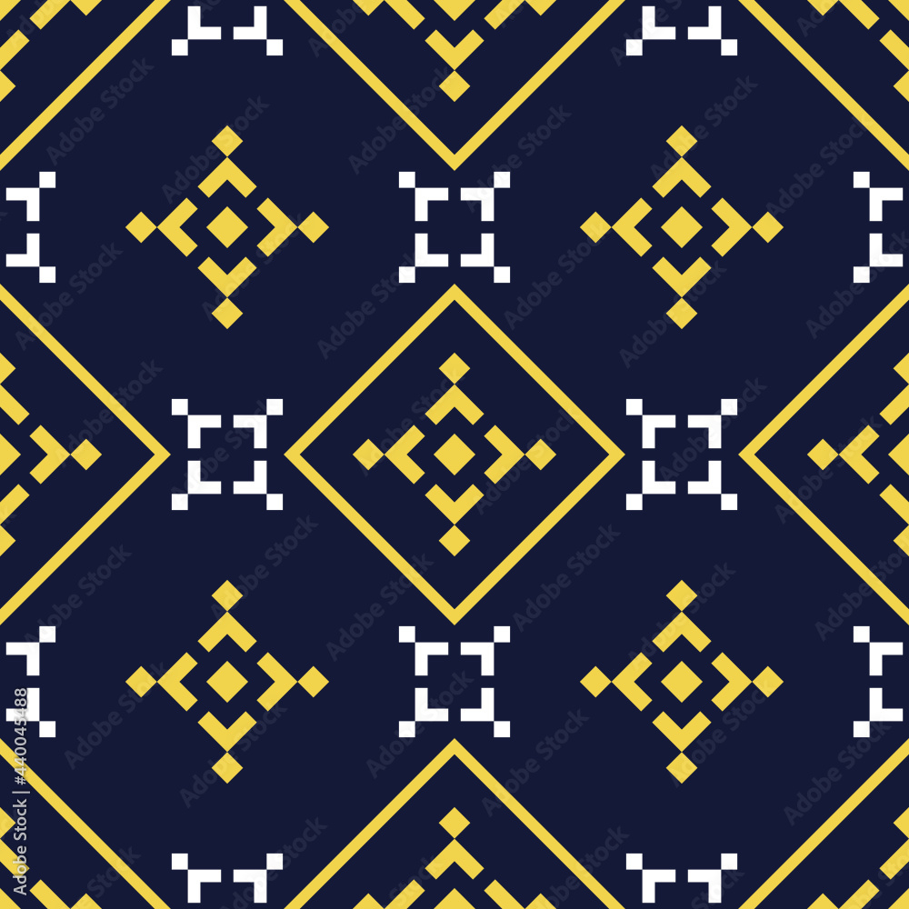 Traditional ethnic seamless cloth pattern.