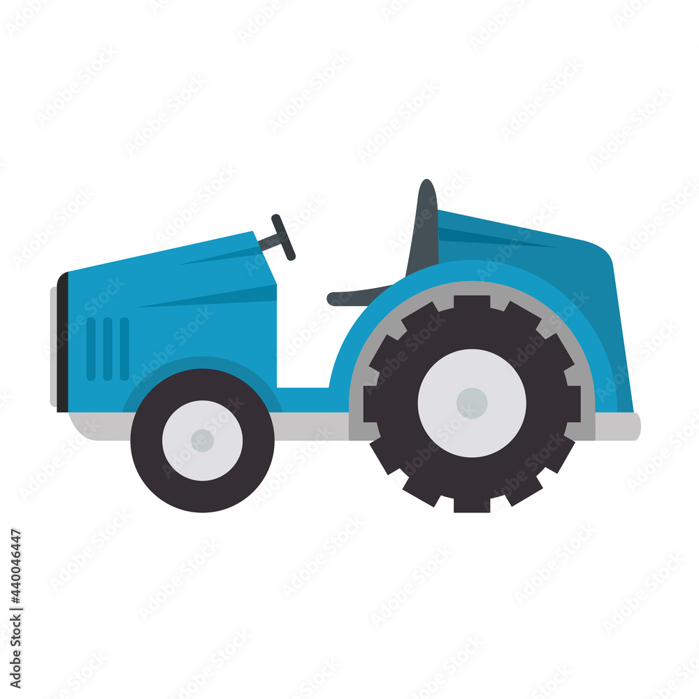 Blue tractor vehicle