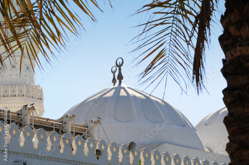 Dome of the Quba mosque in Madinah. photo