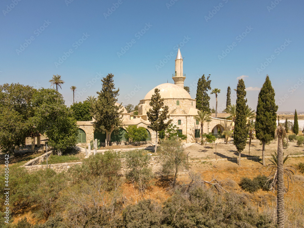 Hala Sultan Tekke mosquee at Larnaca in Cyprus