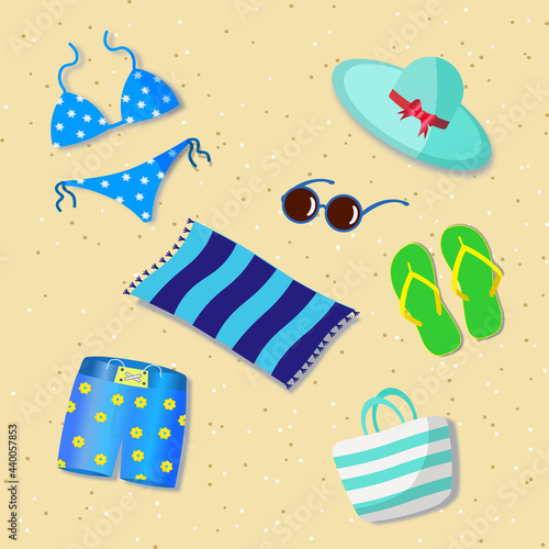 beachwear vector