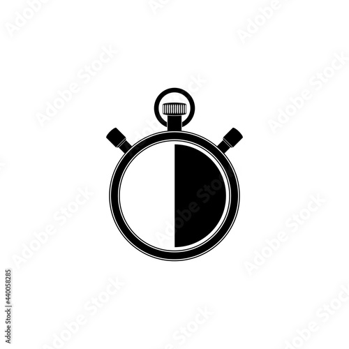 Stopwatch icon isolated on white background