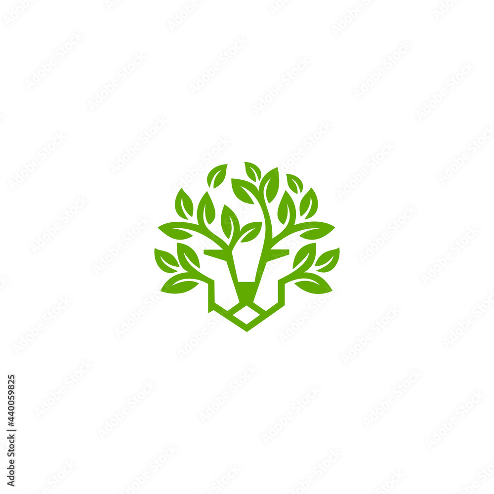 lion leaf logo lion leaf logo