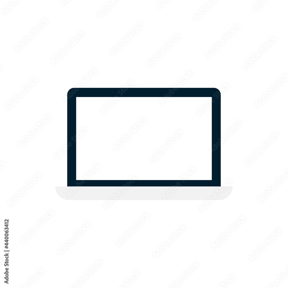 laptop icon on a white background, vector illustration laptop icon on a white background, vector illustration