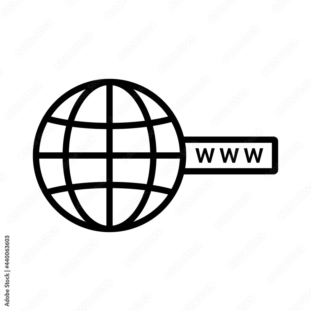 Globe icon vector. Simple design on white background. Globe icon vector. Simple design on white background.