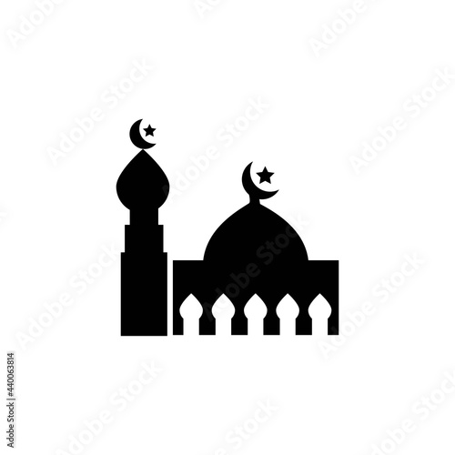 mosque logo icon vector template.