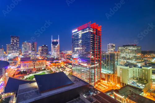 Nashville, Tennessee, USA Downtown Cityscape photo