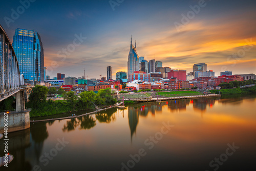 Nashville, Tennessee, USA Downtown City Skyline © SeanPavonePhoto