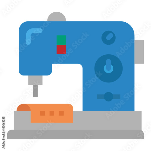 sewing flat icon