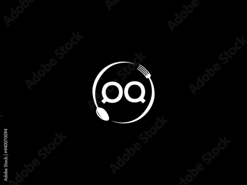Letter QQ Logo, restaurants qq logo icon vector for modern kitchen, health and food business