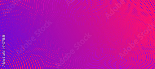 Vector background with color abstract wave dots