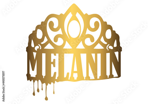 melanin golden crown photo