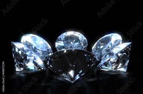 Circle Array Of Diamonds