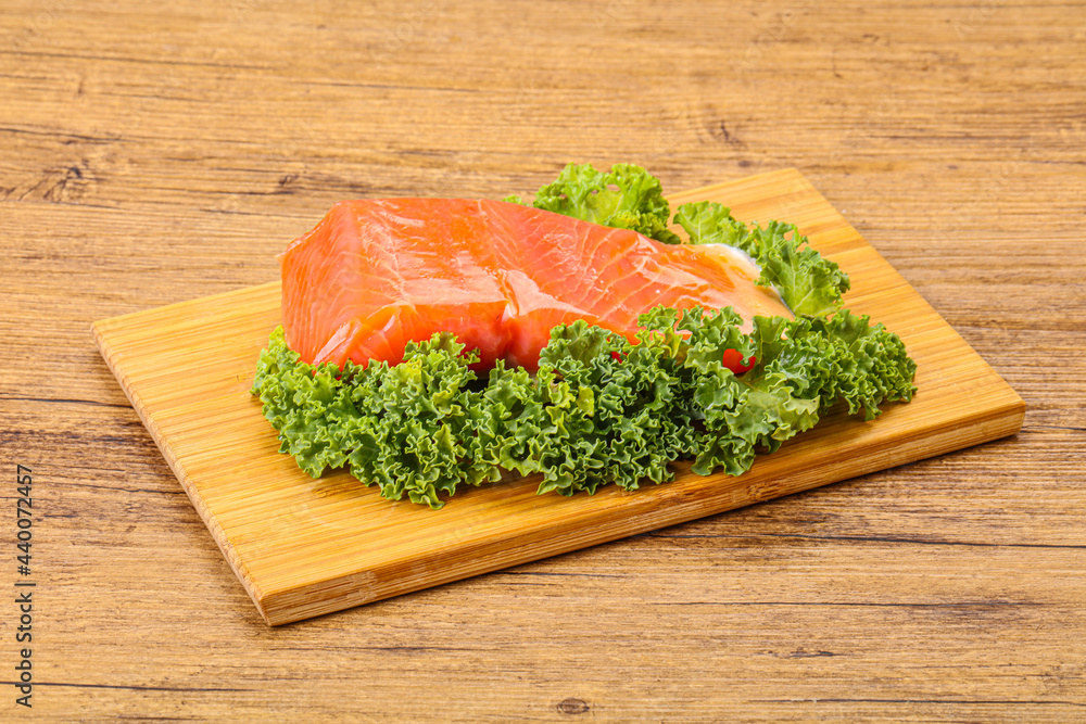 Salmon fillet slice for cooking Salmon fillet slice for cooking