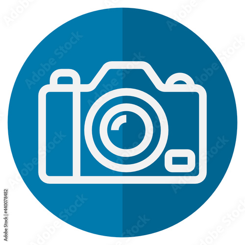 DSLR Camera flat icon.