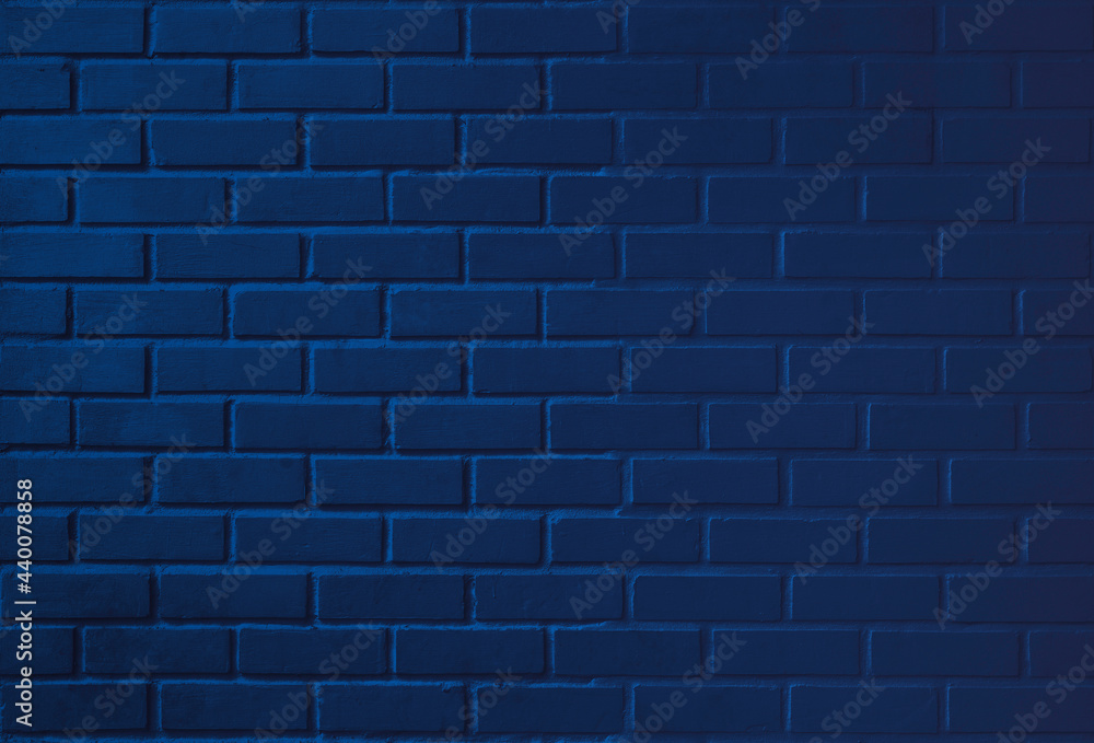 Stockfoto blue brick wall blue brick background wall texture dark