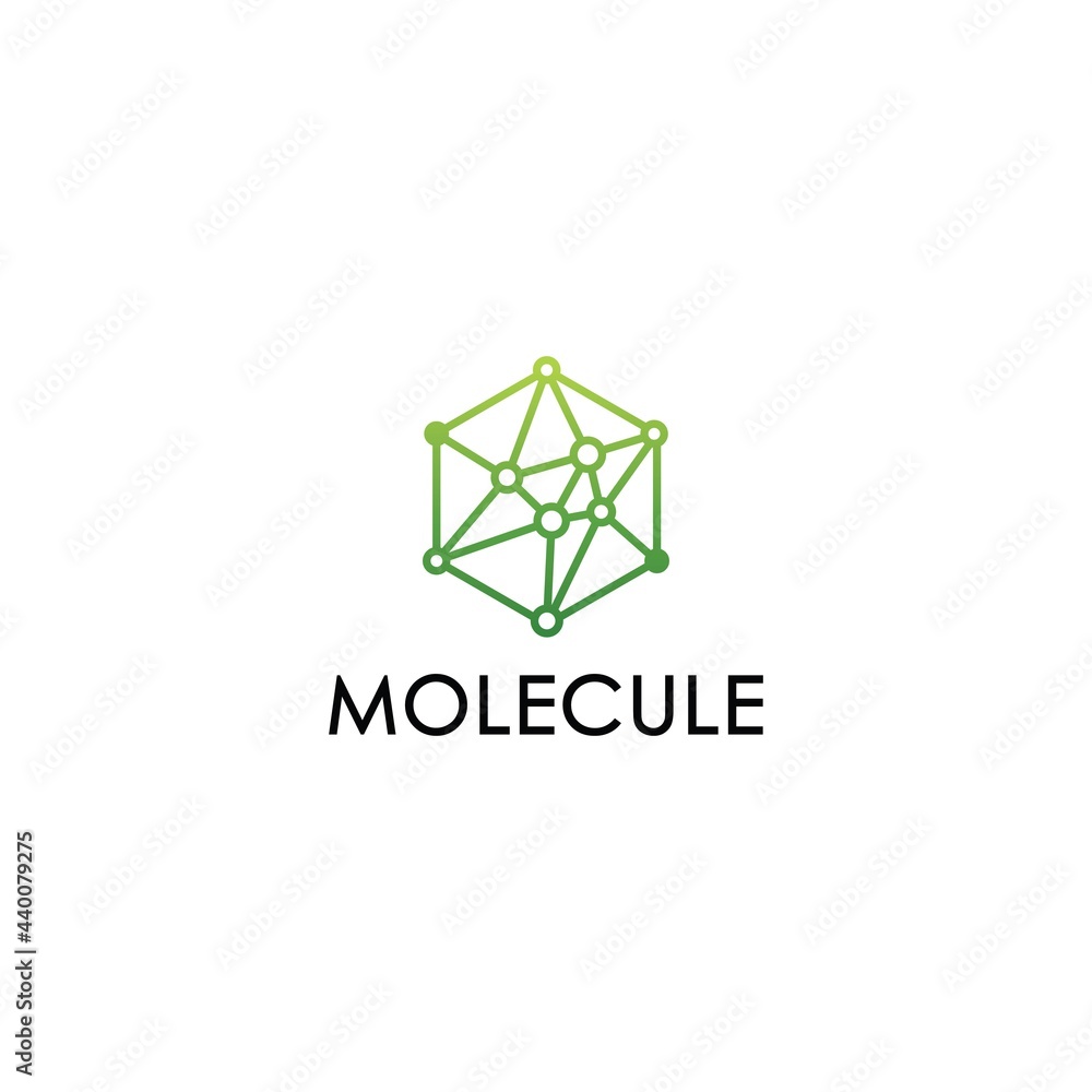 Fototapeta premium molecule logo design template .