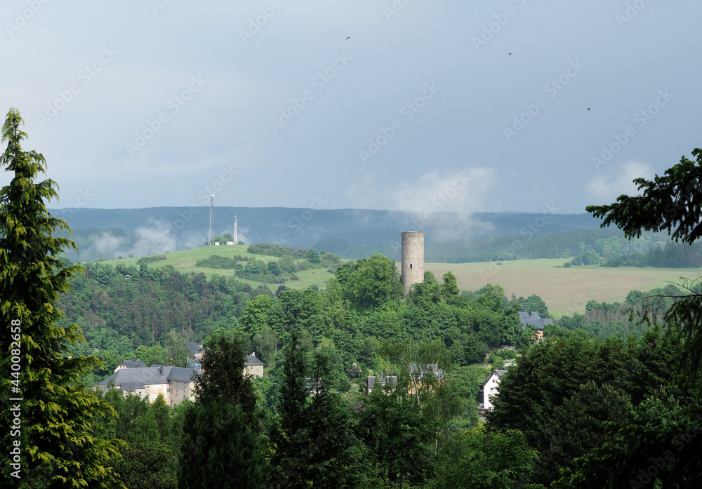 Bad Lobenstein mit alten Turm