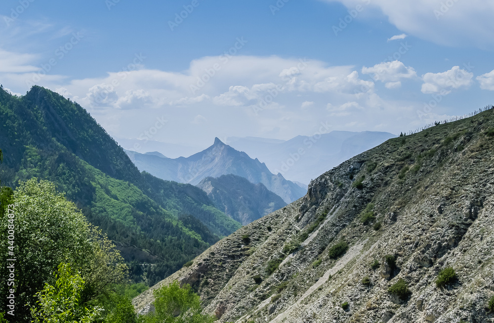 Russia, Dagestan, Mountain landscape. Gunib area