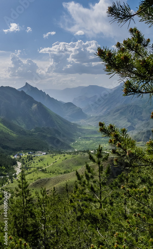 Obraz na płótnie Russia, Dagestan, Mountain landscape. Gunib area w salonie