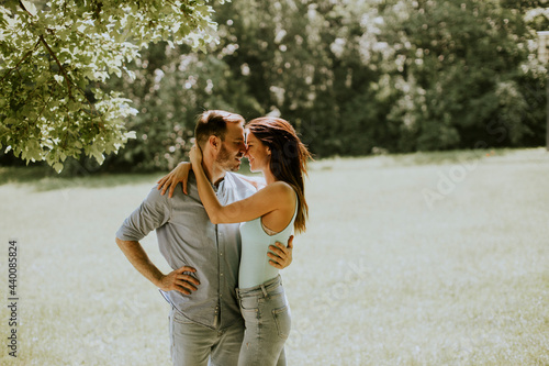 Affectionate young couple h...