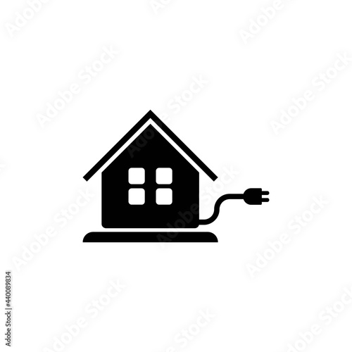 Electrical home logo vector icon template