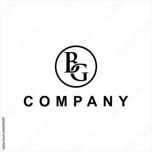 Free Download initial GB BG logo design with abstract  and geometric vector - GFXLoad