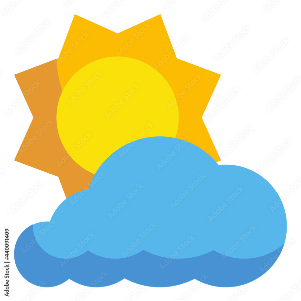 sun flat icon