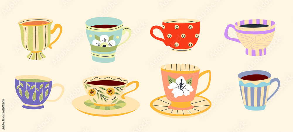 Tea Cups Set