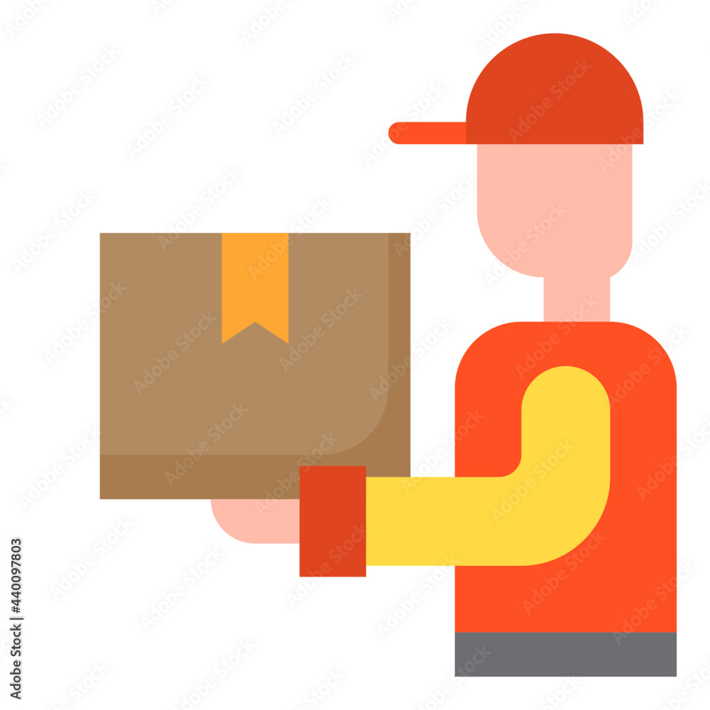 Delivery flat style icon
