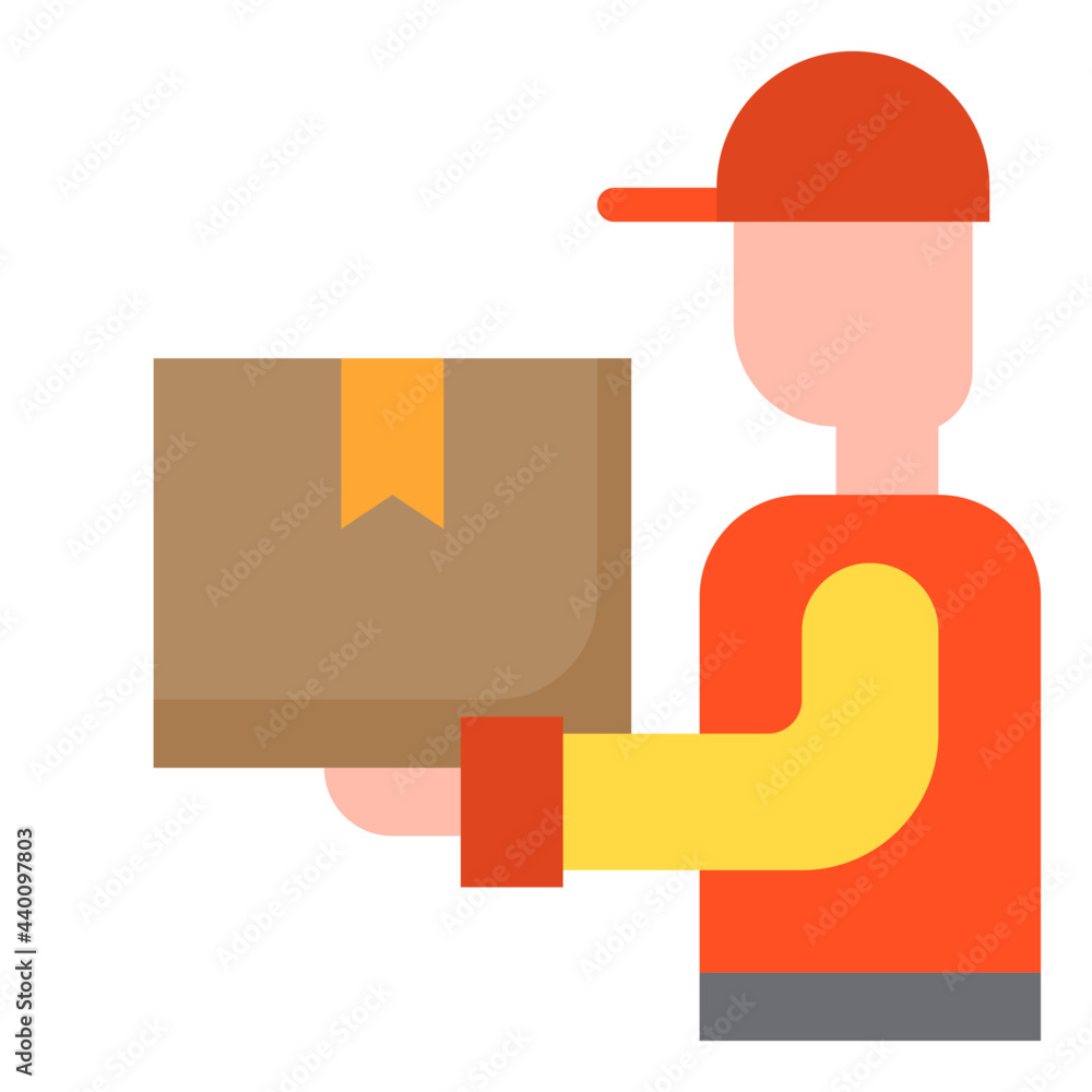 Delivery flat style icon Delivery flat style icon
