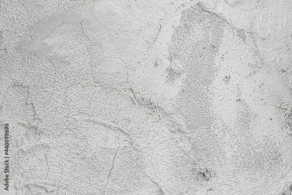 Naklejka premium Grunge old rustic washed wall of natural aged mortar. Uneven country chalk path on lumpy pitted flooring earth. Crannied bumpy stiff damaged land. Rugged broken shabby rough soil for 3D grungy design