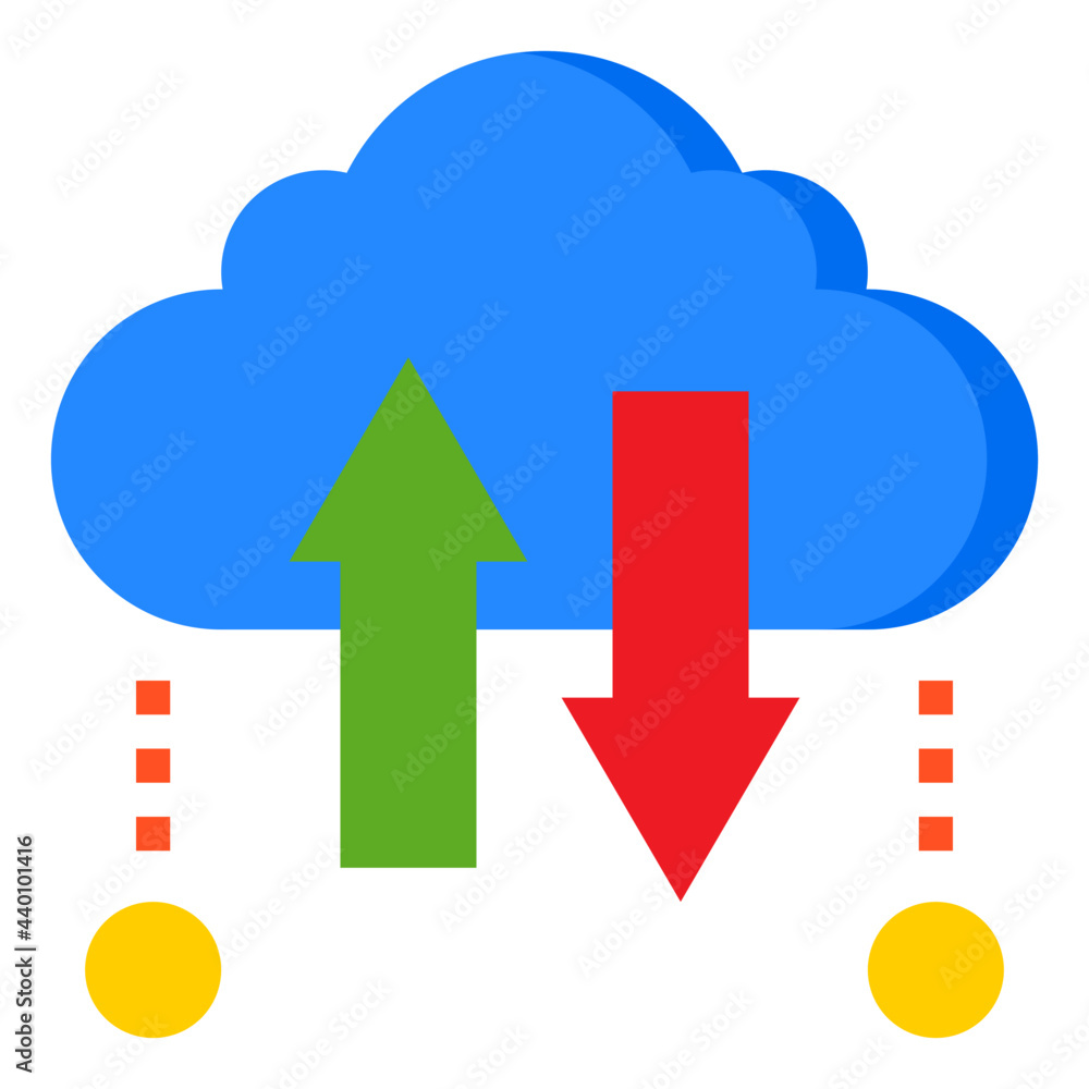 Hosting flat style icon Hosting flat style icon