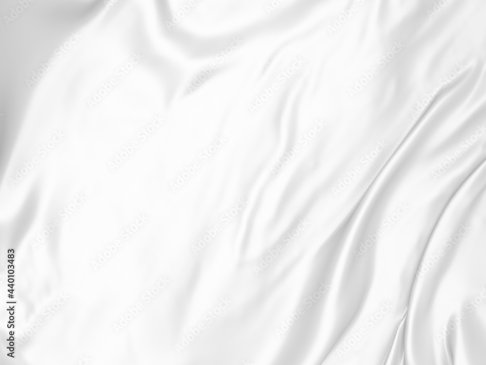 White fabric texture background. Luxury cloth background