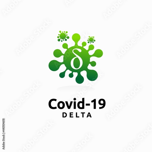 Covid-19 delta vector, delta variant virus