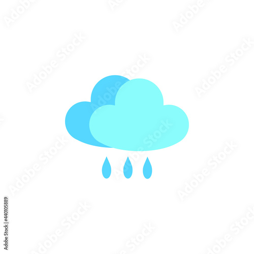 Weather icon on a white background. Vector illustration.