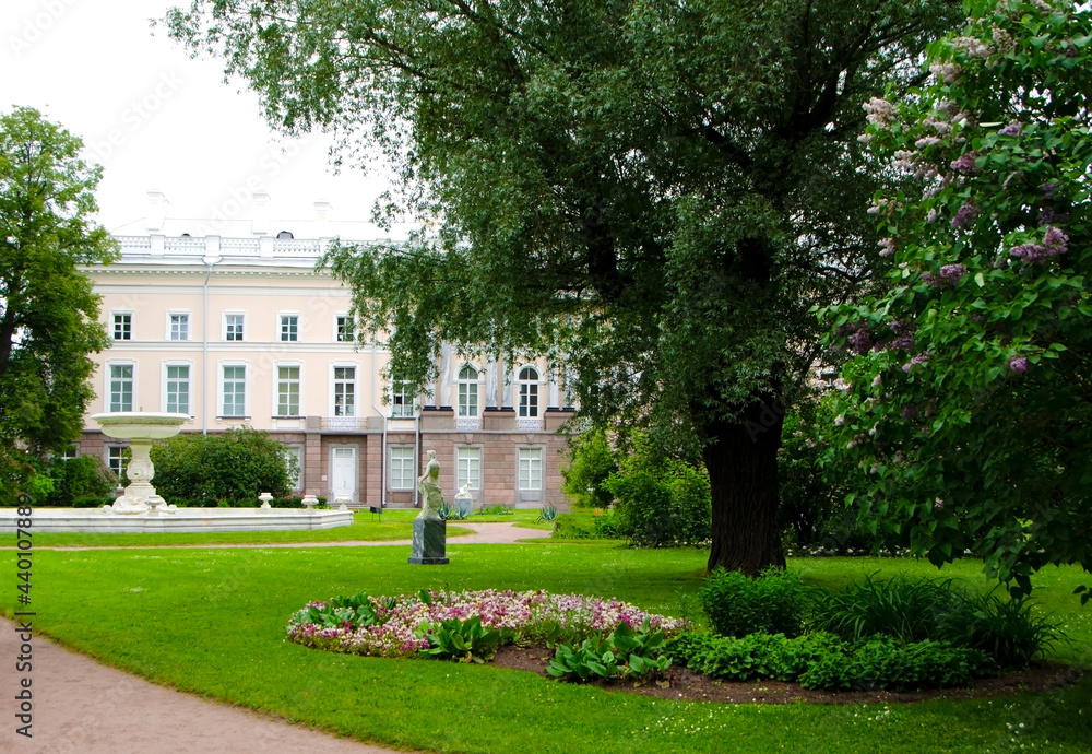 Private garden of Catherine park, Tsarskoe Selo (Pushkin), Saint Petersburg, Russia