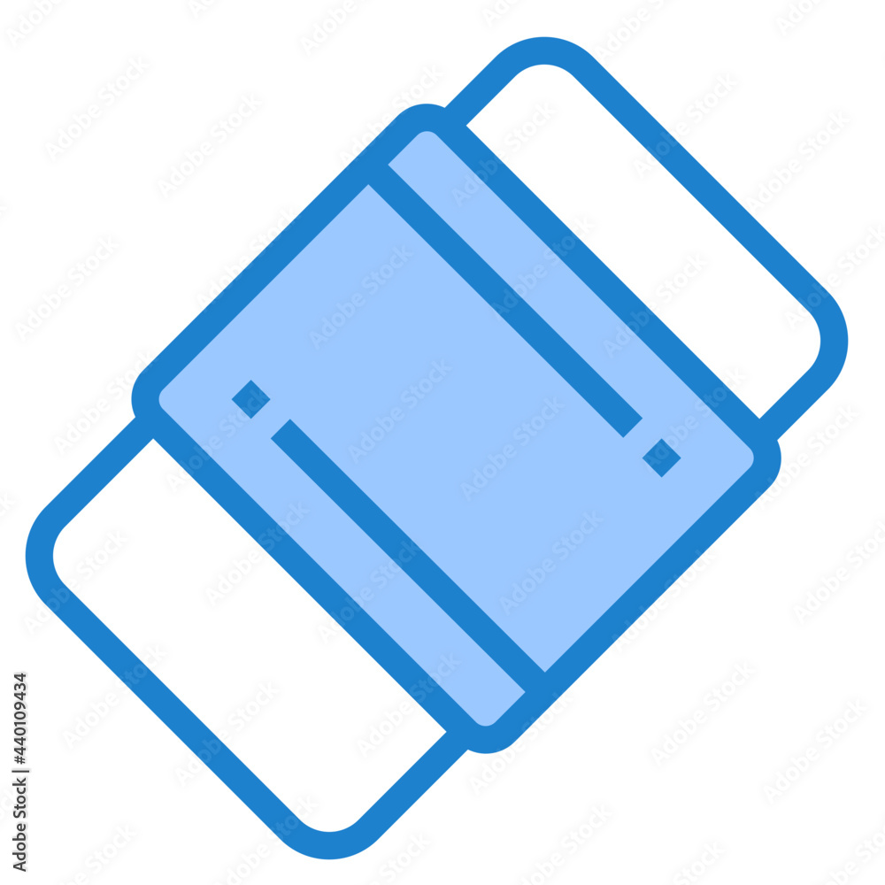 Rubber blue style icon Rubber blue style icon