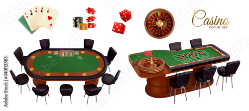 Casino Realistic Set