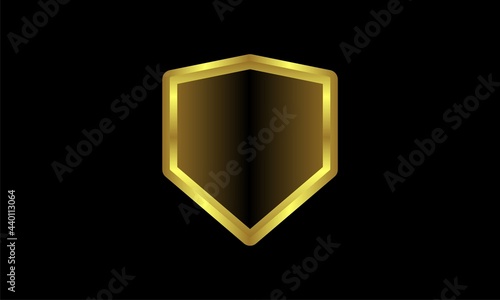 shield, abstract, symbol, sign, design, frame, icon, illustration, square, blank, shape, cube, black, shiny, business, light, box, hexagon, empty, art, gold, triangle