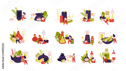Aromatherapy Flat Recolor Set