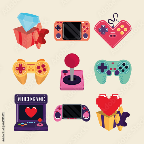 videogame controls set
