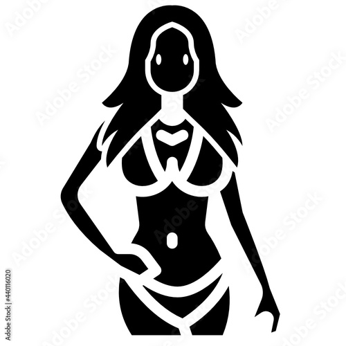 women glyph icon