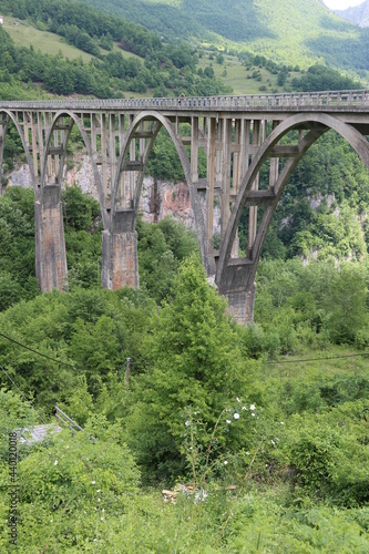 Djurdjevic stone suspension bridge in Montenegro